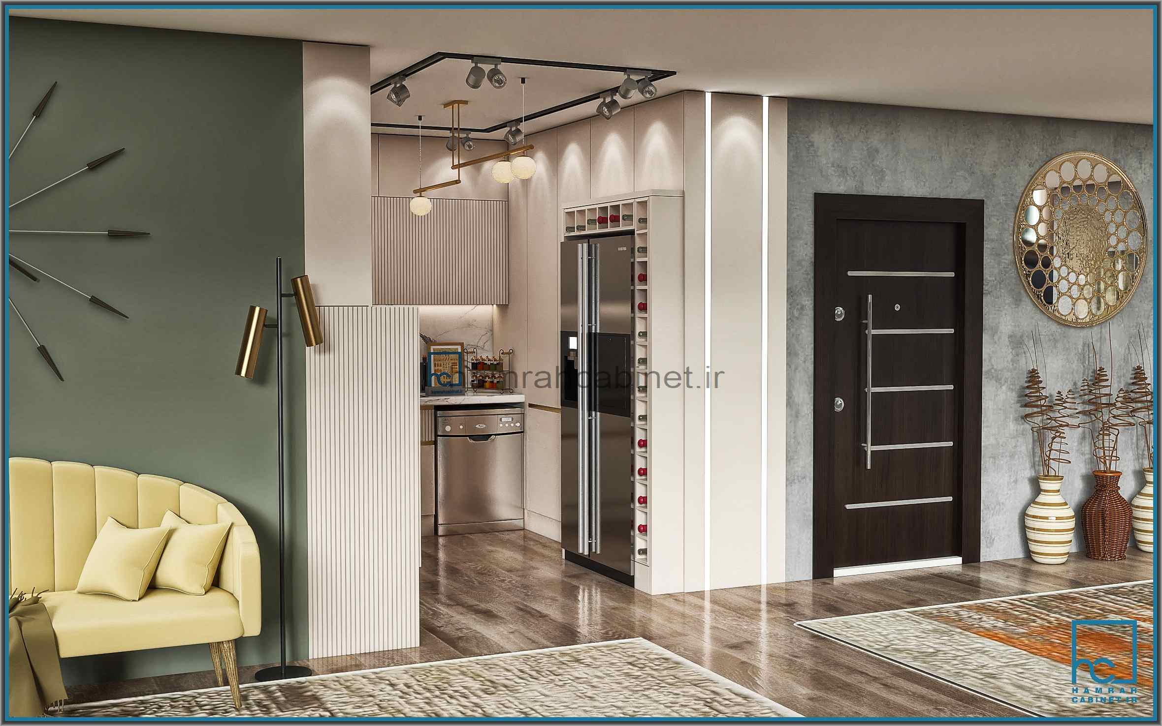 کابینت مدرن ژورنالی57